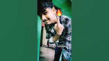 First day of college 🫣 - Mini vlog | #shortfeed #shorts #brainwareuniversity #du #minivlog #college
