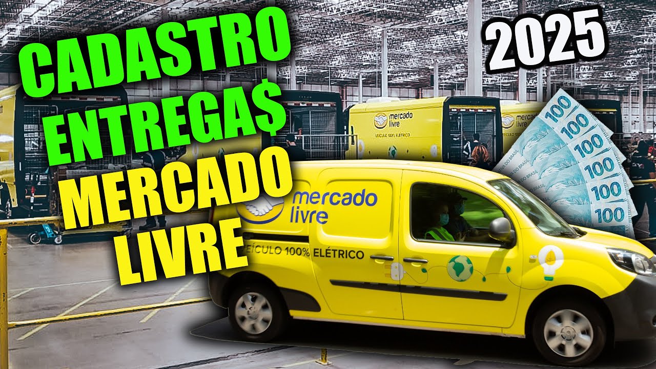 Como fazer entregas MERCADO LIVRE - Cadastro entregador 2025 ...