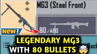 Legendary MG3 With 80 BULLETS 🤯 PUBG METRO ROYALE