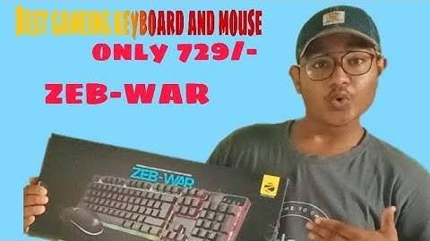 Unboxing Zebronics Zeb-War Gaming Combo: Discover the Ultimate Gaming Power