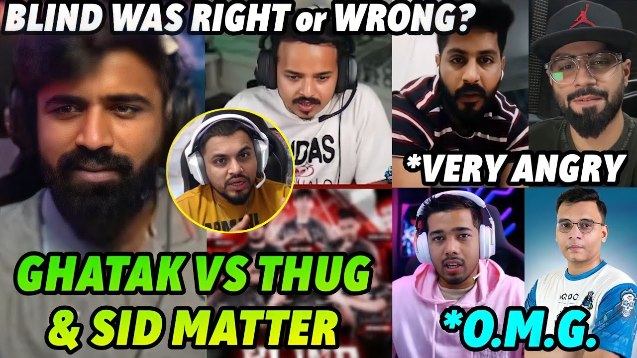Ghatak Vs Thug Matter - Blind Did Right or Wrong !! Mayavi & Spero ANGRY 😡 Soul NO IGL in Playing 4!