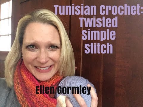 Tunisian Crochet: How to Twisted Simple Stitch