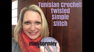 Tunisian Crochet: How to Twisted Simple Stitch Twisted Decrease In Tunisian Crochet