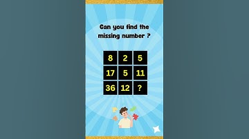 Find the missing number ❗️|| Episode 13  #shorts #ytshorts #puzzle