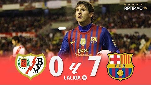 Rayo Vallecano 0 x 7 Barcelona ● La Liga 11/12 Extended Goals & Highlights ᴴᴰ