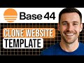 How to Clone Any Website Template in Base44 (Step-by-Step Tutorial) 2025