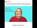 How to present virtually with confidence and impact