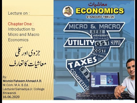 Introduction to Micro and Macro Economics جزوی اور کلی معاشیات کا تعارف