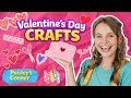 Easy &amp; Fun Valentine’s Day Crafts for Kids with Silly Miss Lily  💕 | Arts and Crafts for Kids Videos