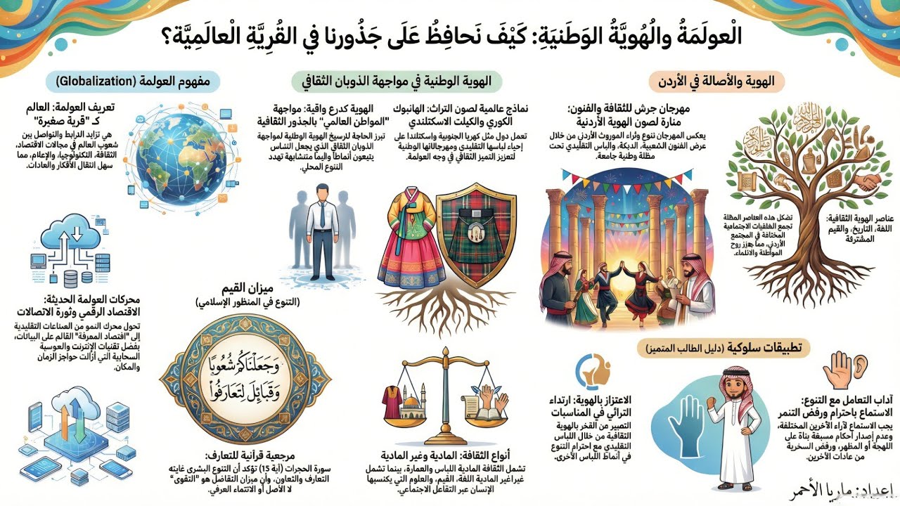 ما تأثير العولمة في الثقافة المحلية والهوية الوطنية؟ توجيهي 2008 ف 2 الدرس 4 الوحدة 2 