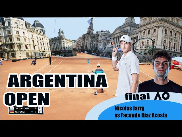 Nicolas Jarry    vs Facundo Diaz Acosta       🏆 ⚽ Argentina  Open (02/18/2024) 🎮 gameplay AO  2 class=