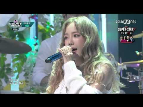 151008 Taeyeon 태연 I feat. Verbal Jint Live Mnet M!Countdown