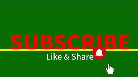 3d Animation subscribe button green screen effects #goharinfo #greenscreen #greenscreenstudio