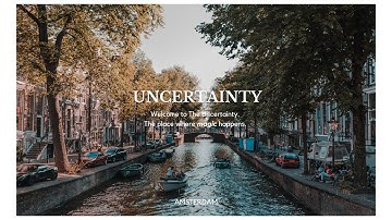 For anyone who is finding themselves in a place of uncertainty - A Cinematic view of Amsterdam