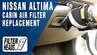 Nissan Altima 2010 Cabin Air Filter Replacement | AQ1140
