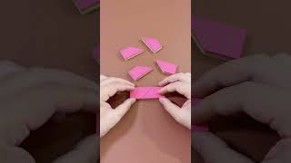 Can you build a square of only one color using six pieces?#Puzzles #IQ #iqtest