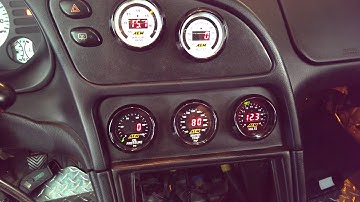 2g DSM 99 Eclipse GSX -- Test of new AEM gauge setup.