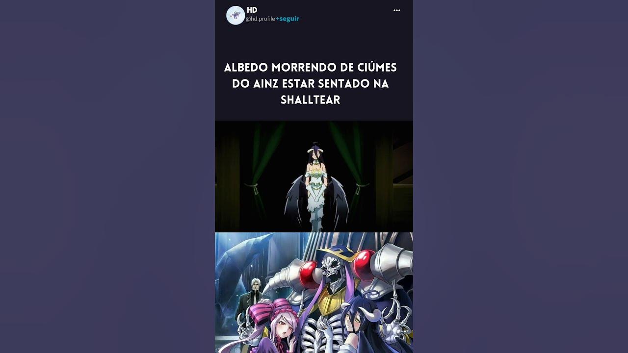 ALBEDO GANHOU UM BEIJO 🇧🇷 (DUBLADO PT-BR) OVERLORD IV 