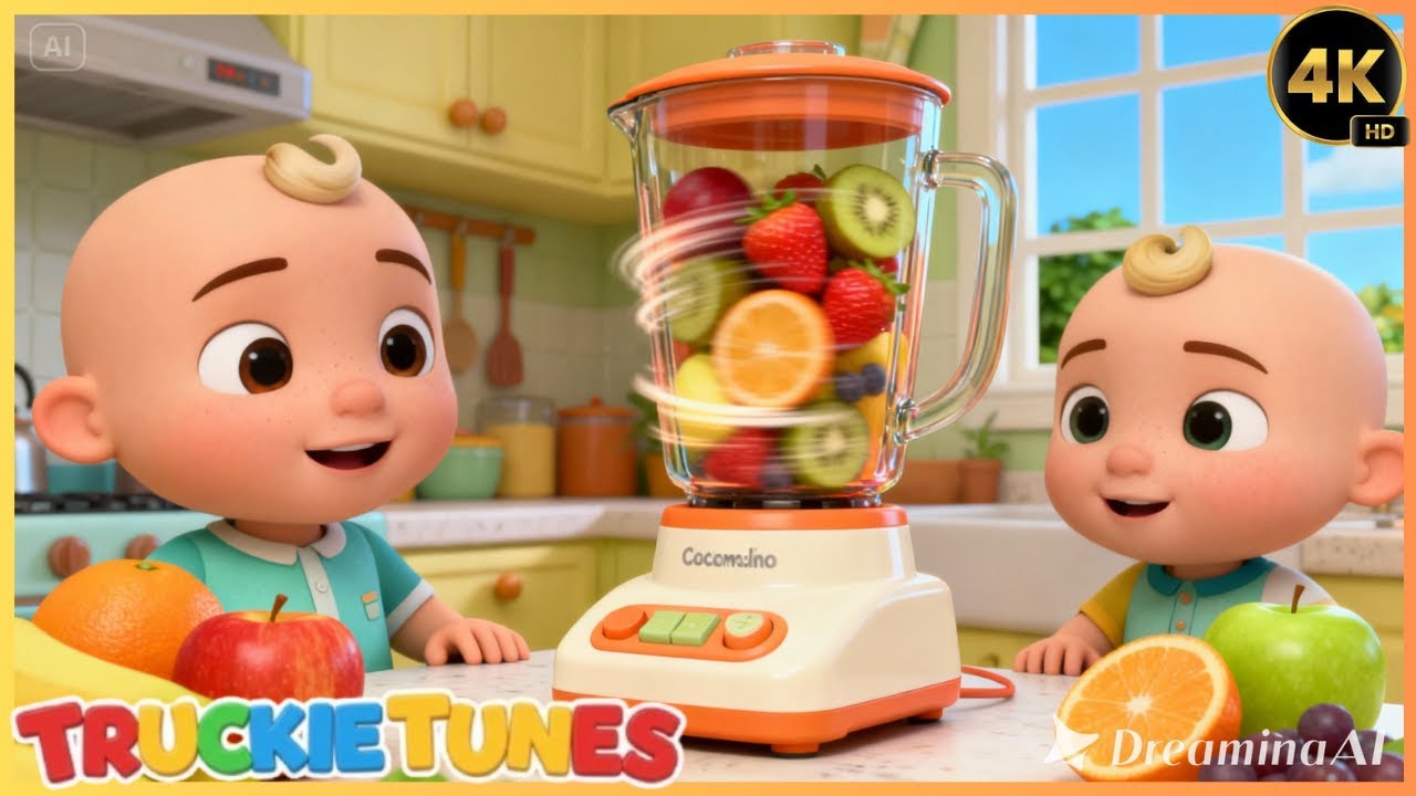 Fun Fruit Juice & Healthy Food Song for Kids 🍊🍎🥤 | Sing Along