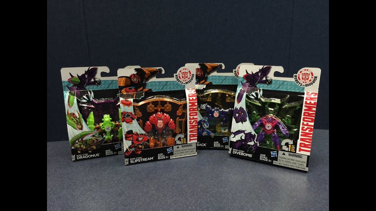 Transformers: Robots in Disguise - MINICONS Wave 1 - YouTube