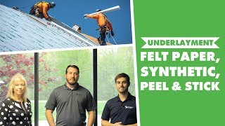 Metal Roofing Underlayment: Felt Paper, Synthetic, Peel & Stick