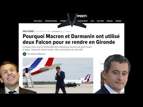 Macron et Darmanin prennent 2 avions Falcon pour aller au même endroit !