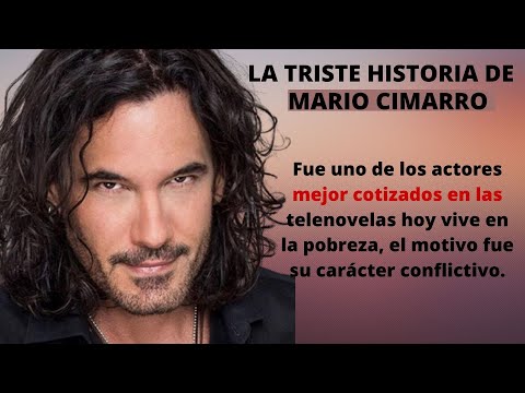 LA TRISTE HISTORIA DE MARIO CIMARRO | UNO DE LOS ACTORES MAS COTIZADOS |