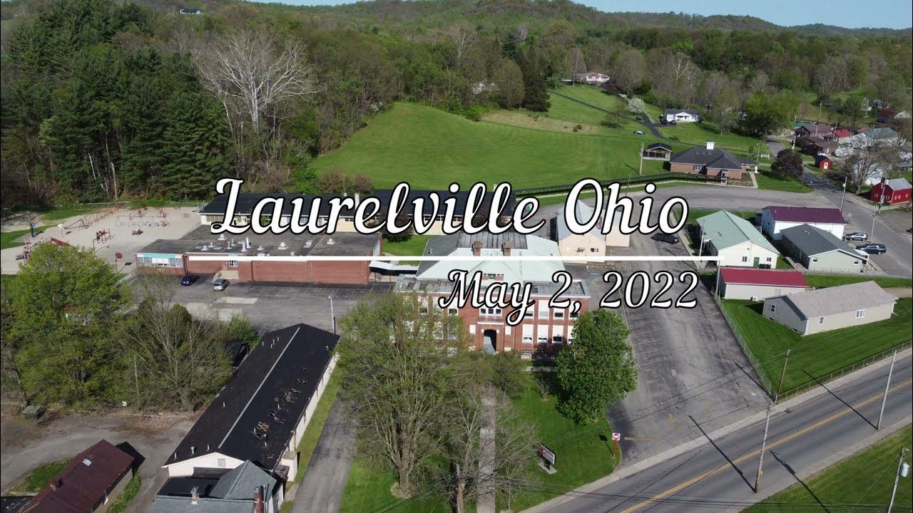 Laurelville Ohio in the Hocking Hills on May 2, 2022 Drone view in 4K YouTube