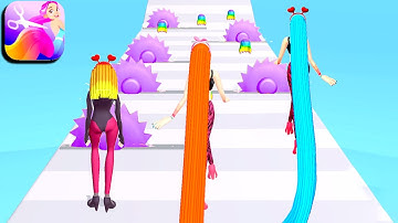 Hair Challenge New Update Gameplay Walkthrough (iOS,Android) Part 4 | Level 31-40