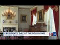 Inside the James K. Polk home in Columbia