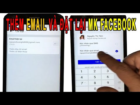 Thêm  Email vào tài khoản Facebook và đặt lại mật khẩu Facebook bằng Email