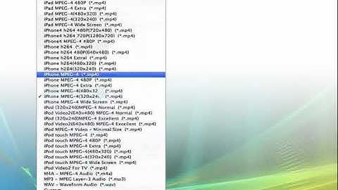 How to convert AVI to iPhone MP4 format for mac