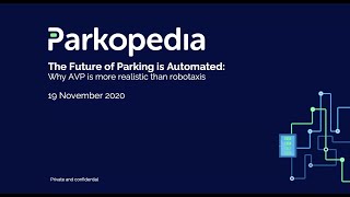 Brian Holt: The Future of Parking is Automated at CENEX CAM 2020 screenshot 2