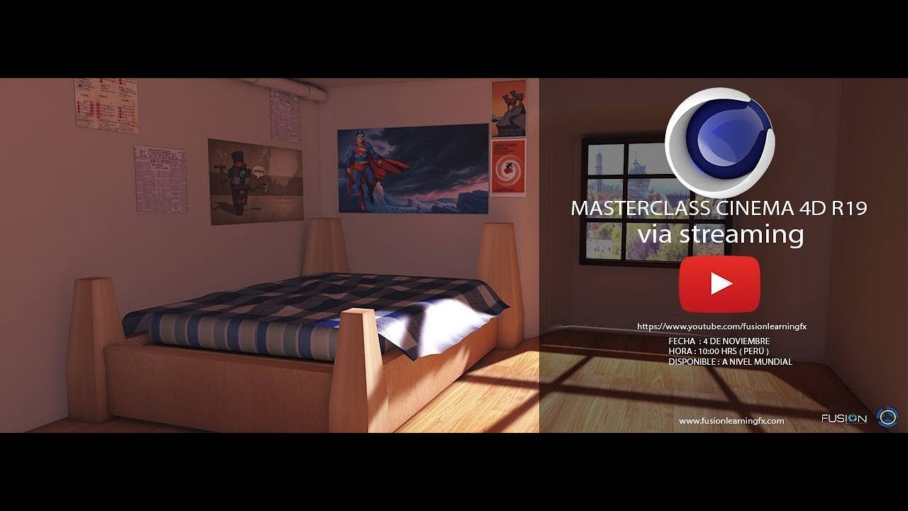 MASTERCLASS CINEMA 4D EN VIVO - YouTube