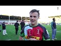 Jarrod Evans reacts to last-second dramatic win over Exeter Chiefs