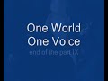 One World One Voice part 9/12