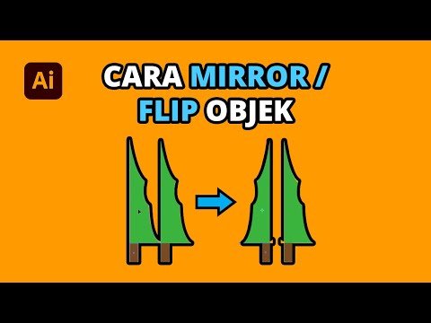 Video: Cara Mencerminkan Objek Di Illustrator