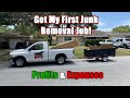 I started a junk removal business  my first job and how i got it