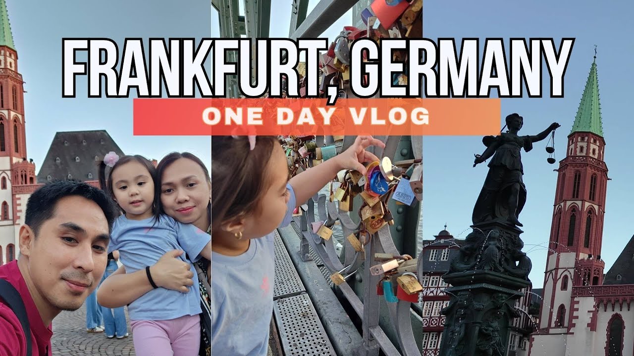 Видеоблог ФРАНКФУРТ, ГЕРМАНИЯ — Экскурсия по Рёмербергу и реке Майн | Обзор отеля Cristal Frankfurt