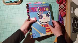 Tutorial-step 4 Whimsical Colorful junk art journal