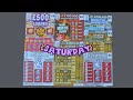 Saturday Session. Scratch Cards from UK National Lottery.