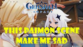 I know Paimon is noisy but this make me sad - Genshin Impact