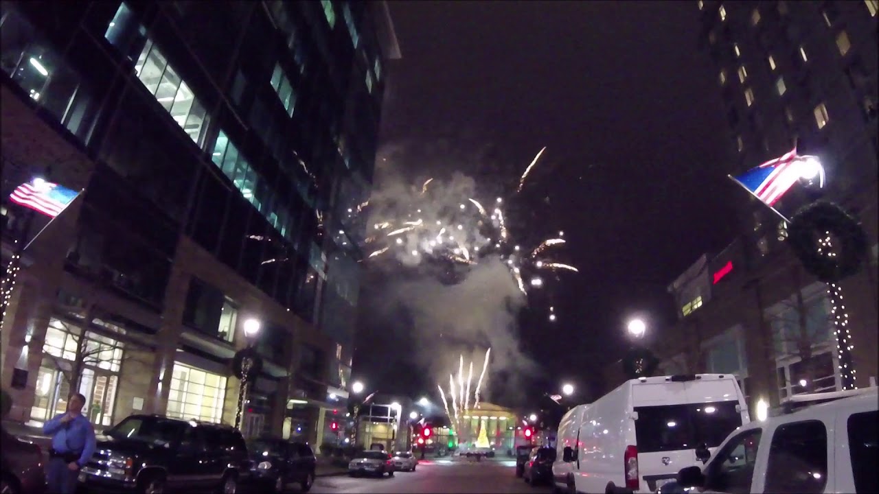 Awesome Firework Show at First Night 2019 Raleigh NC!! - YouTube