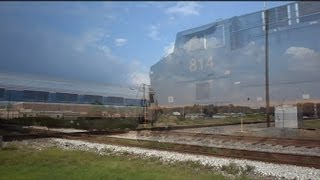 Amtrak Train CSX Coal Train Battle It Out In Near Collision