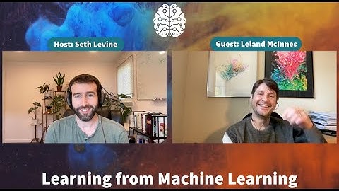 Leland McInnes: UMAP, HDBSCAN & the Geometry of Data | Learning from Machine Learning #10