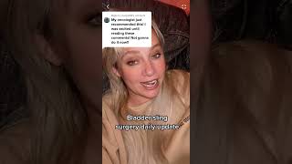 Bladder sling surgery fail