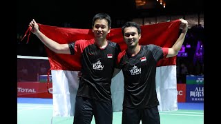 R32 MD | Mohammad AHSAN/ Hendra SETIAWAN vs M R  ARJUN/ Dhruv KAPILA | All England Badminton 2022