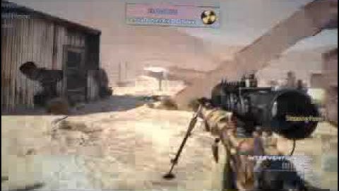 My friend messing around on MW2