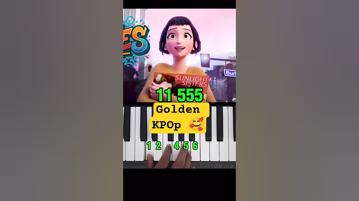 How to Play  Golden KPOP Demon Hunters Easy Piano Tutorial  #shorts #viral #golden #trending #piano