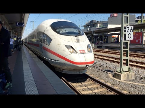 ICE First Class Germany | Deutsche Bahn HighSpeed-Train | Siegburg-Bonn - Frankfurt - Göttingen 2016